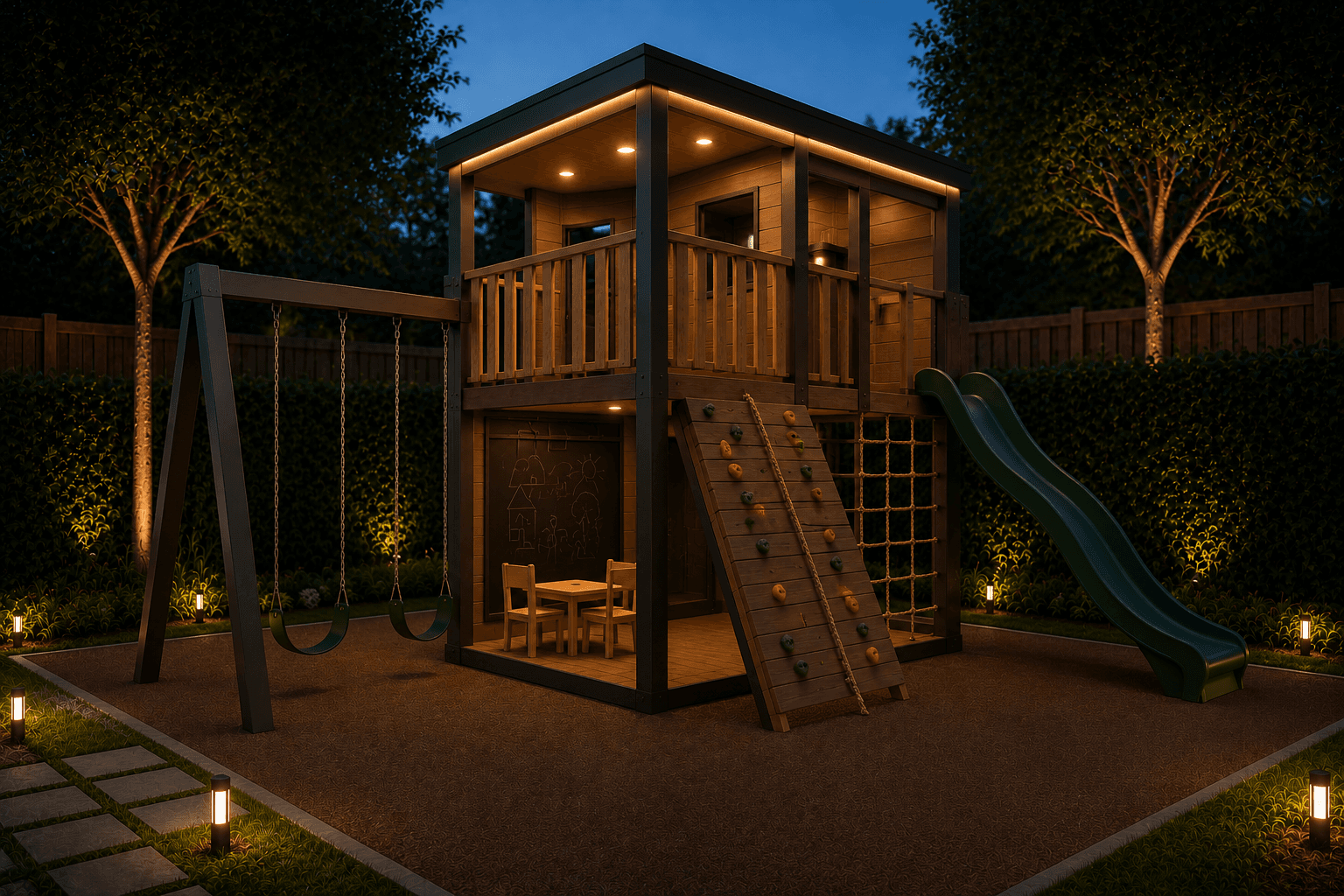 Playground vista lateral